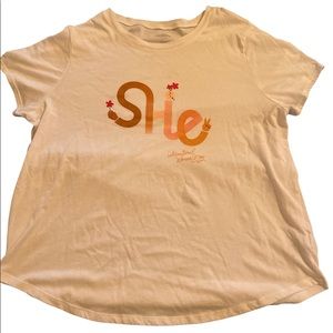 International womens day old navy shirt size extra large